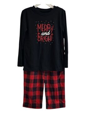 Jammies For Your Families Toddler Christmas Pajama Set NEW 2pc Buffalo Plaid 4T
